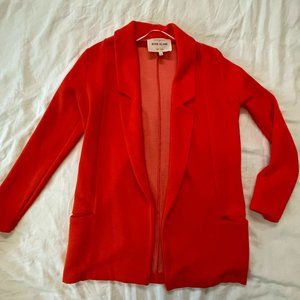 River Island Bold Orange Blazer with Pockets (XS, UK 6)